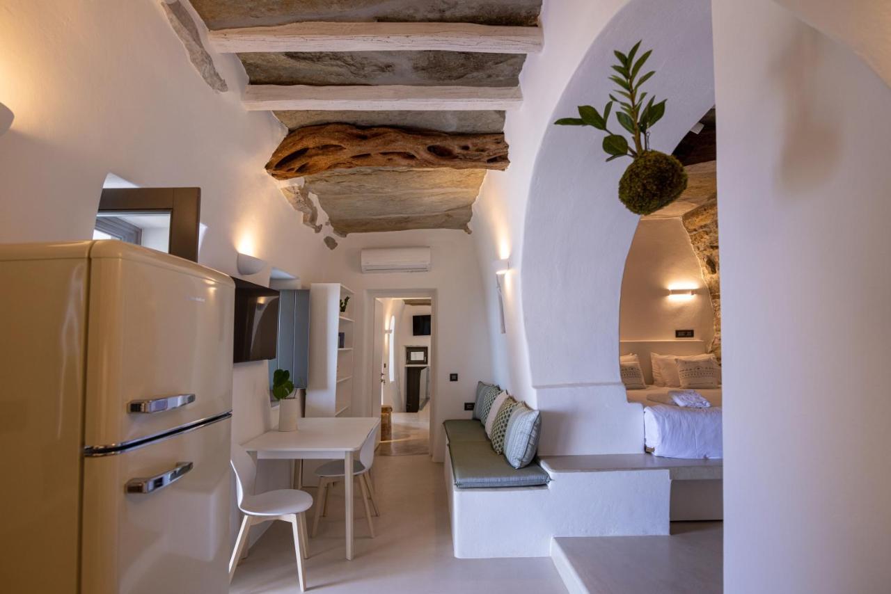 Living Theros Luxury Suites Kardhianí Habitación foto